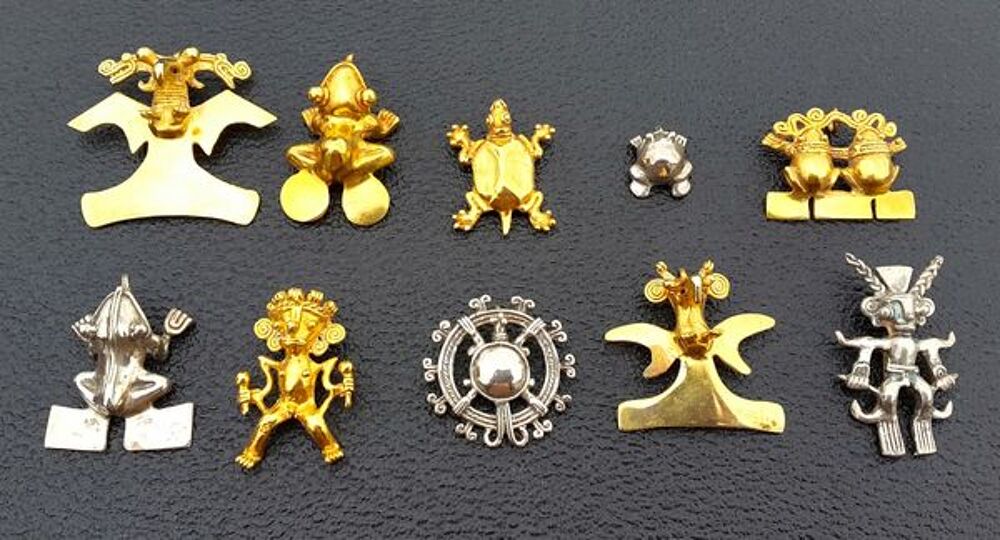 R&eacute;pliques de Bijoux Pr&eacute;colombiens Mus&eacute;e de l'Or de Bogot&aacute; Bijoux et montres
