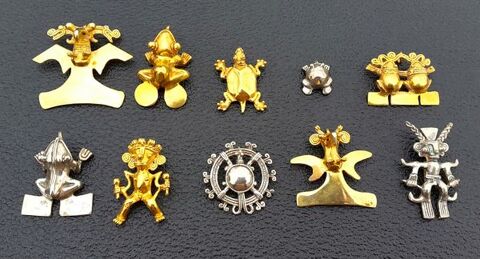 Rpliques de  Bijoux Prcolombiens Muse de l'Or de Bogot 40 Pierre-Bnite (69)