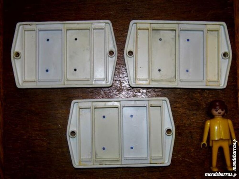 3 Plaques plastique numero rue chiffre vintage Décoration