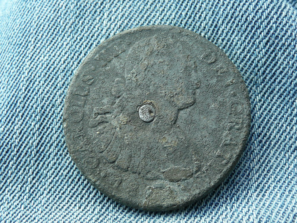 Monnaie Coloniale Carolus IIII DeI Gratia 180? Arg 