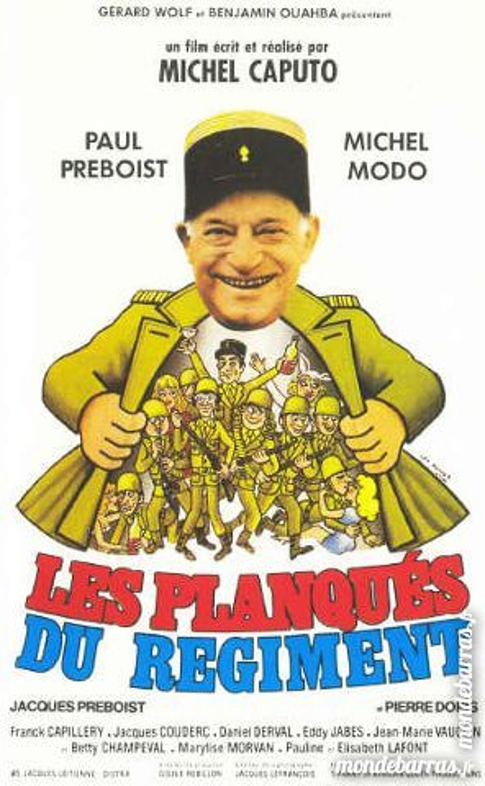 K7 Vhs: Les Planqu&eacute;s du r&eacute;giment (507) DVD et blu-ray