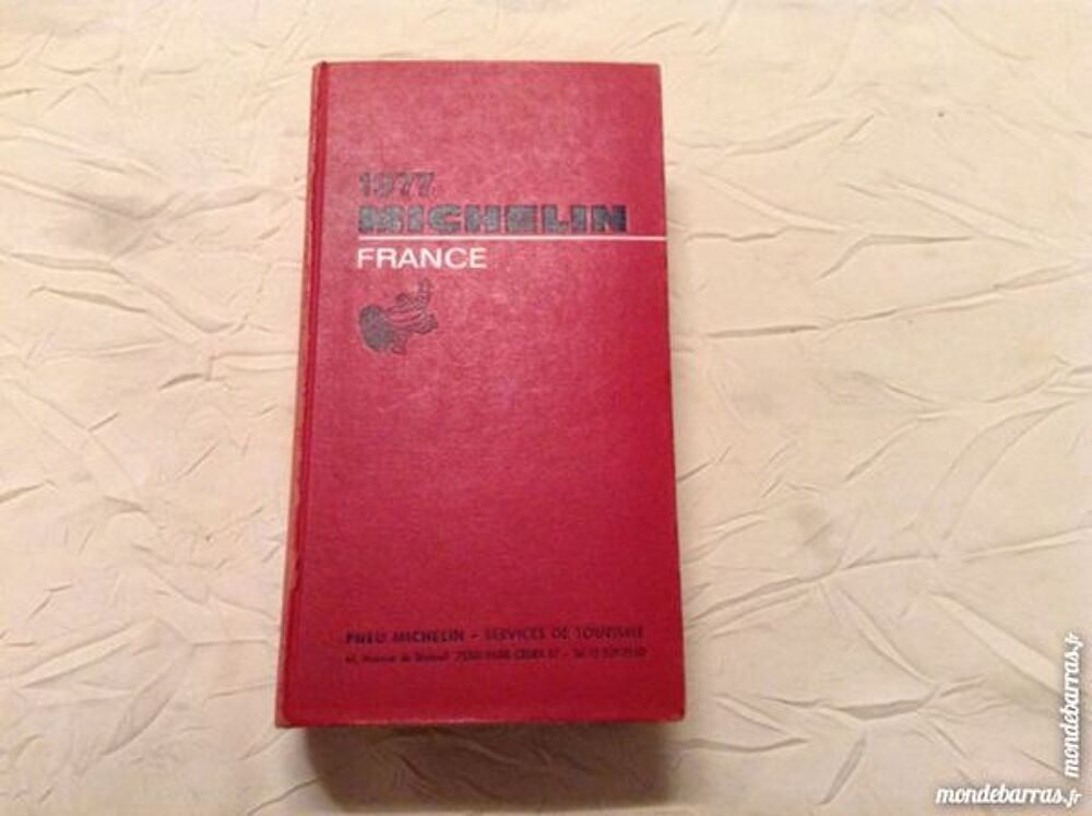 guides Michelin rouges 1977 et 1978 