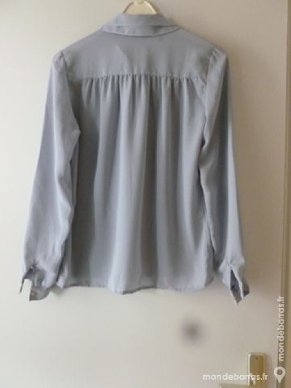 Chemisier gris manches longues Vêtements