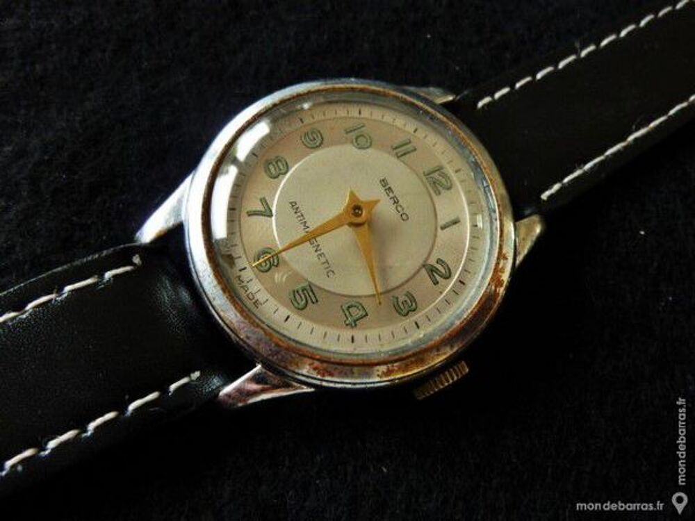 BERCO montre 1960 m&eacute;canique Suisse VIN0003 Bijoux et montres