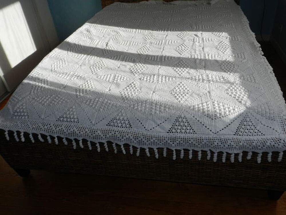 Dessus de lit en coton fait main Décoration