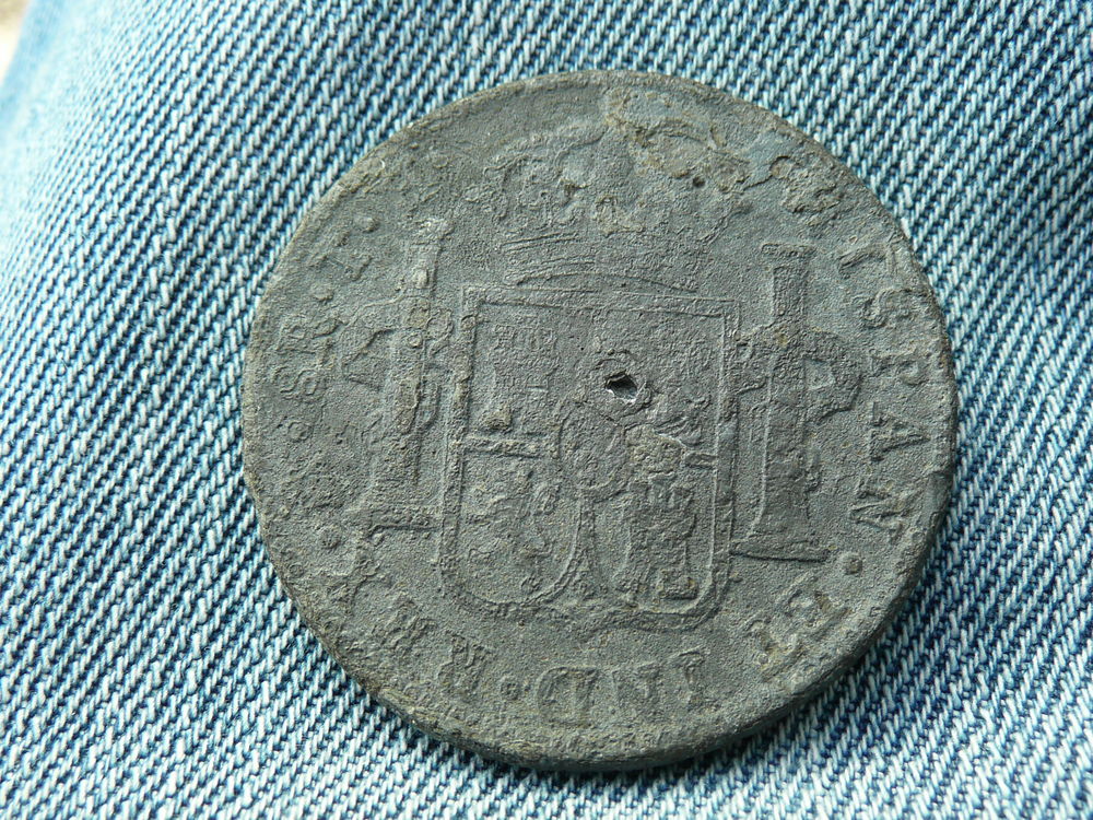 Monnaie Coloniale Carolus IIII DeI Gratia 180? Arg 
