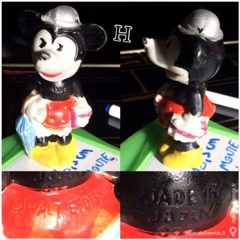 9 BISQUES USA MICKEY MOUSE SIGN&Eacute;E NUM&Eacute;ROT&Eacute;ES RARE 