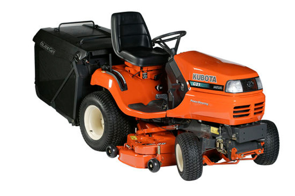 tondeuse autoport&eacute;e Kubota G21LD quasi neuve Jardin