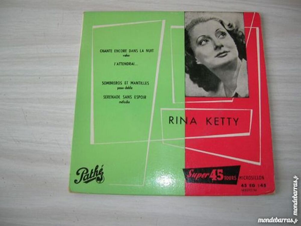 EP RINA KETTY Chante encore dans la nuit CD et vinyles
