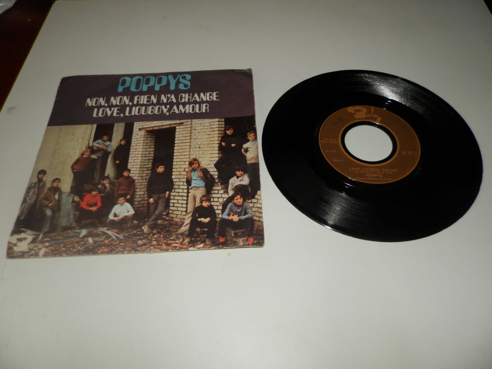 Poppys - Non, non, rien n'a chang&eacute; / love, lioubov, amour CD et vinyles
