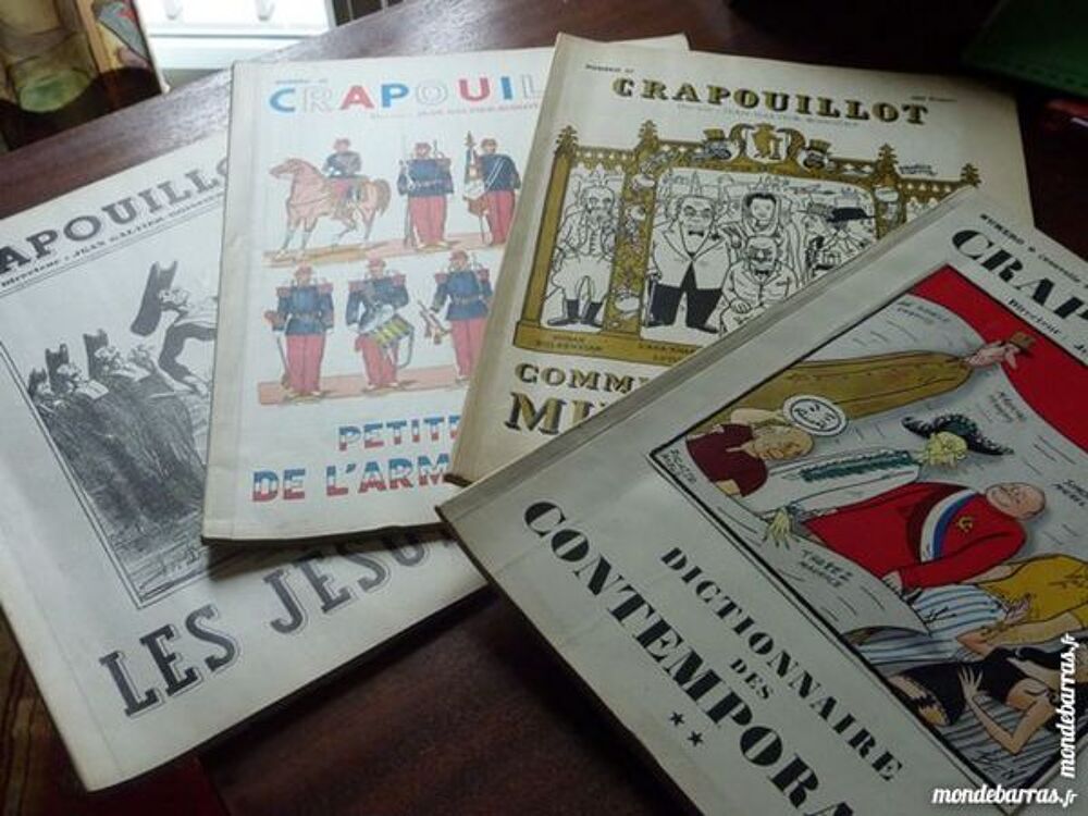 4 REVUES &laquo;CRAPOUILLOT&raquo; Livres et BD