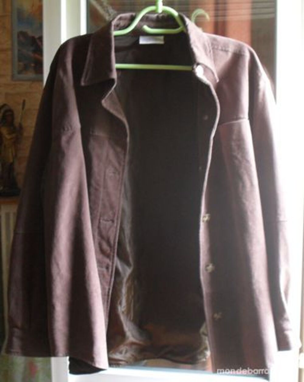 veste Femme en cro&ucirc;te cuir (porc) Taille 46/48. Vêtements