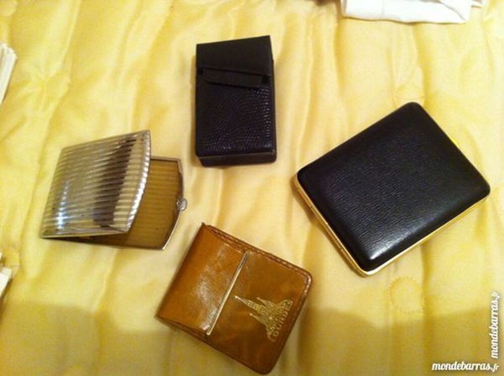 lot d'&eacute;tuis &agrave; cigarettes Bijoux et montres
