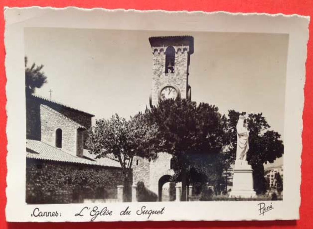 CPA L'Eglise du Suquet vers 1950 - Cannes
