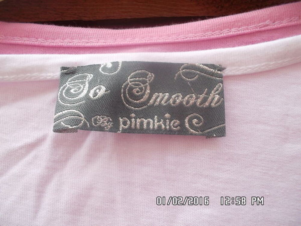 DEBARDEUR TUNIQUE ROSE PIMKIE*JUSTE 2E*KIKI60230 Vêtements