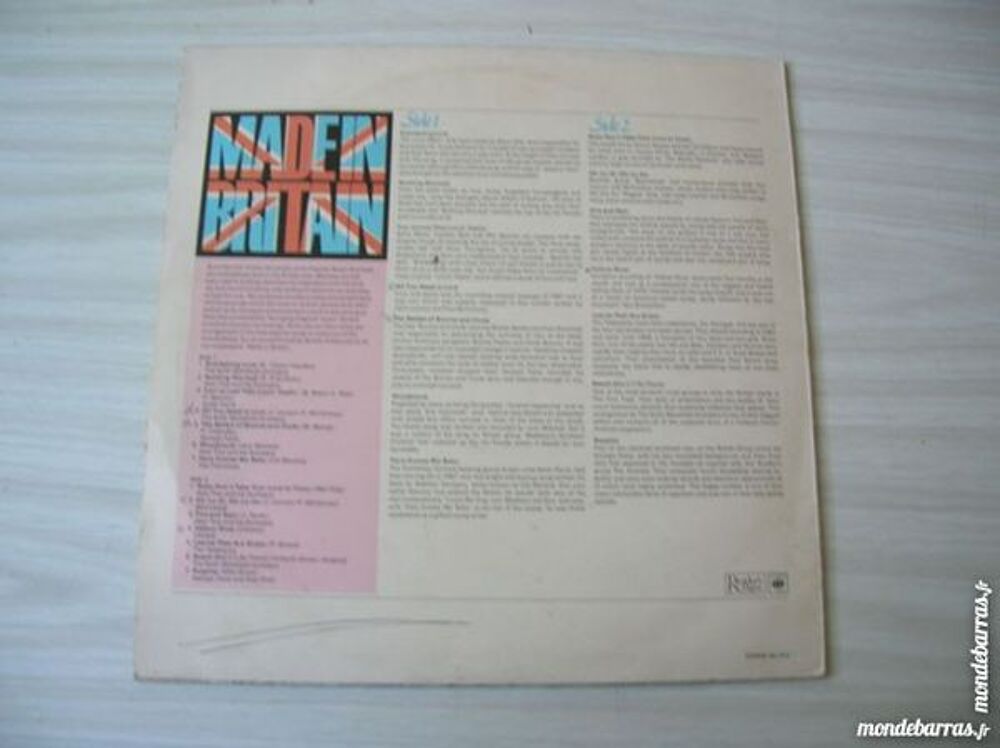 33 TOURS MADE IN BRITAIN Compilation 60's UK CD et vinyles