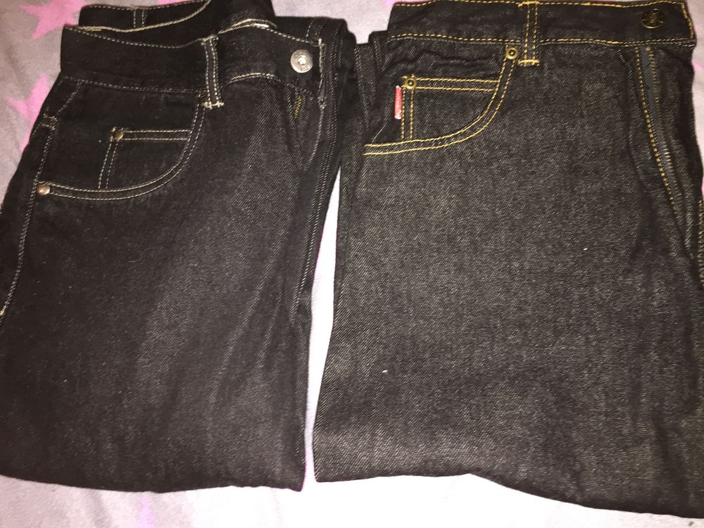 JEAN'S NOIR NEUF 100%COTON T. 38 Vêtements
