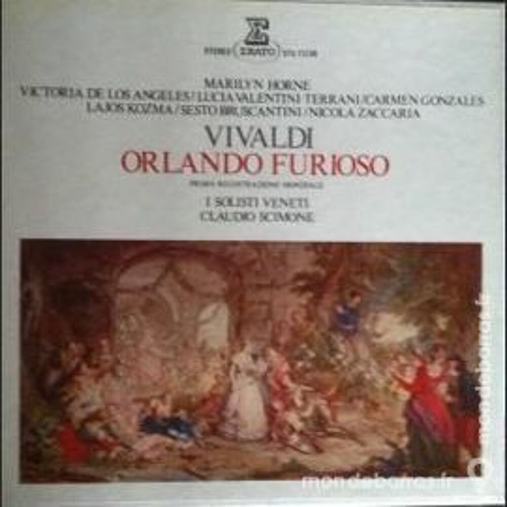 Orlando Furioso - Vivaldi - Coffret vinyls CD et vinyles