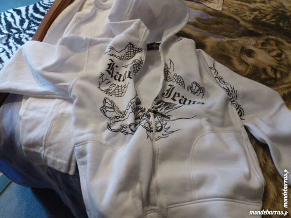 2 JOGGINGS COMPLETS BLANCS Vêtements