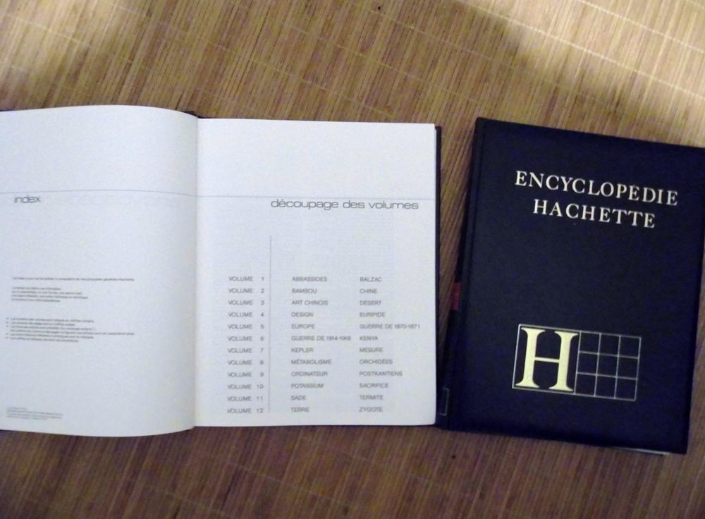 Magnifque collection encyclop&eacute;dique Hachette Livres et BD