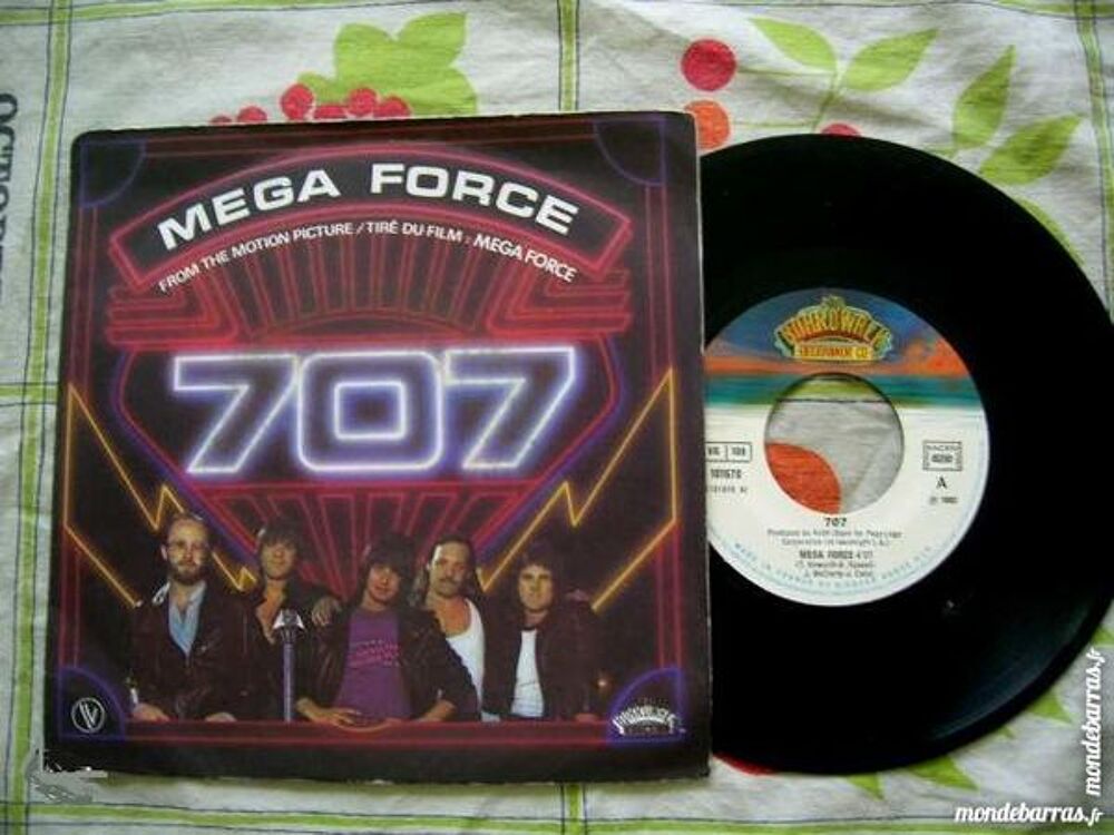 45 TOURS 707 Megaforce- BOF - HARD ROCK CD et vinyles