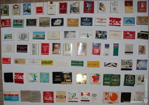 Collection de 80 boîtes  d'Allumettes intern. 50 Antibes (06)