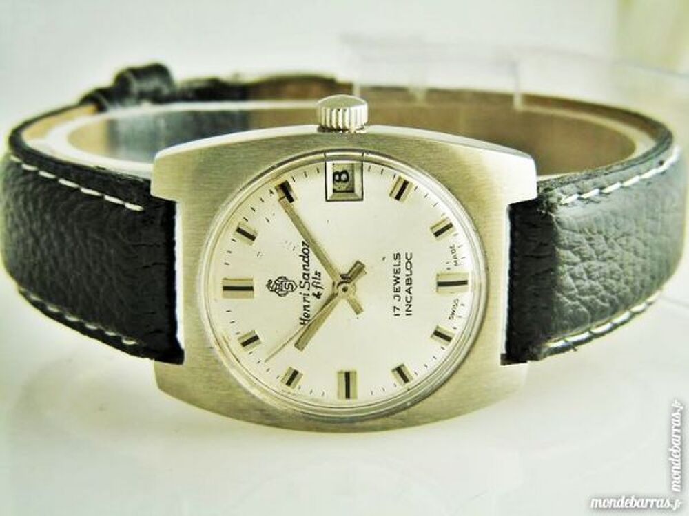 SANDOZ ST96 montre Suisse m&eacute;canique SAN0050 Bijoux et montres