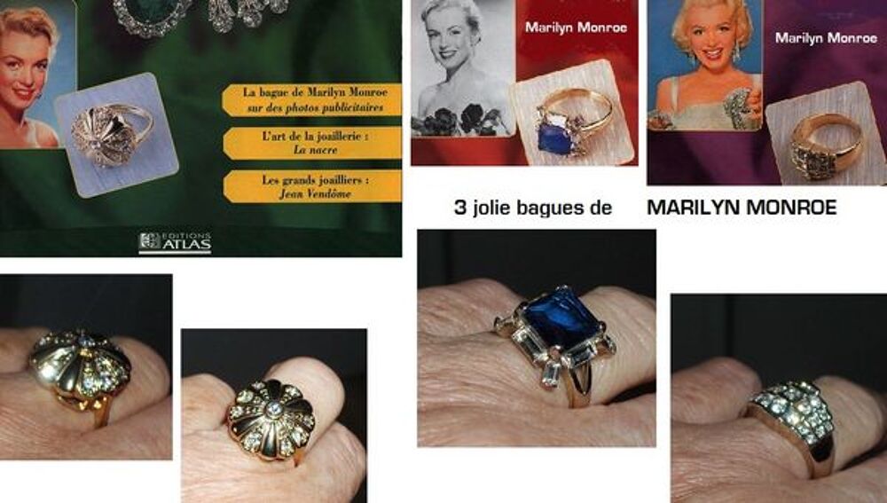 Trois Bagues de Collection 'MM" Bijoux et montres