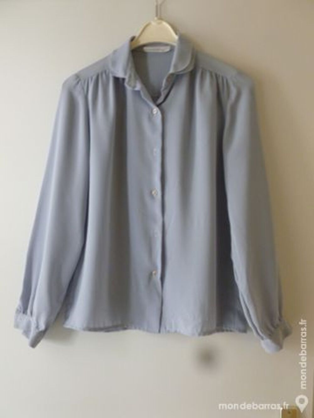 Chemisier gris manches longues Vêtements
