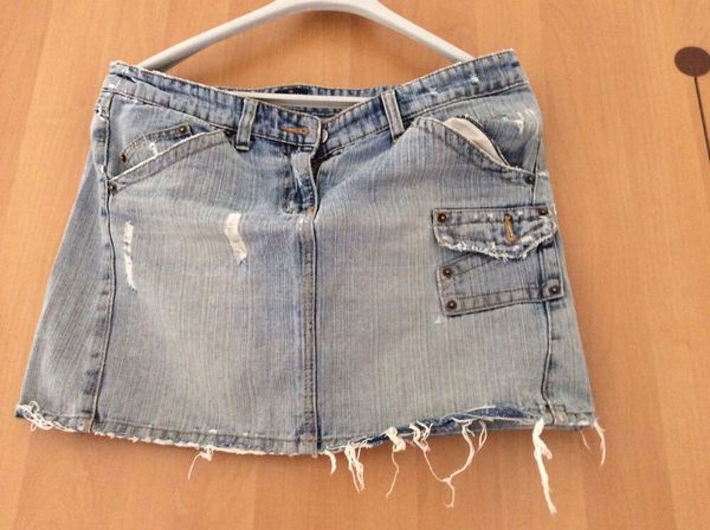Jupe courte jean Vêtements