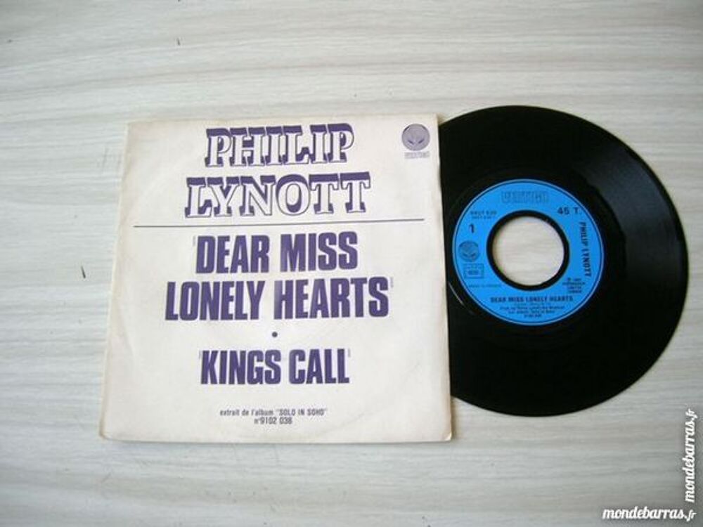 45 TOURS PHILIP LYNOTT THIN LIZZY Dear miss lone CD et vinyles