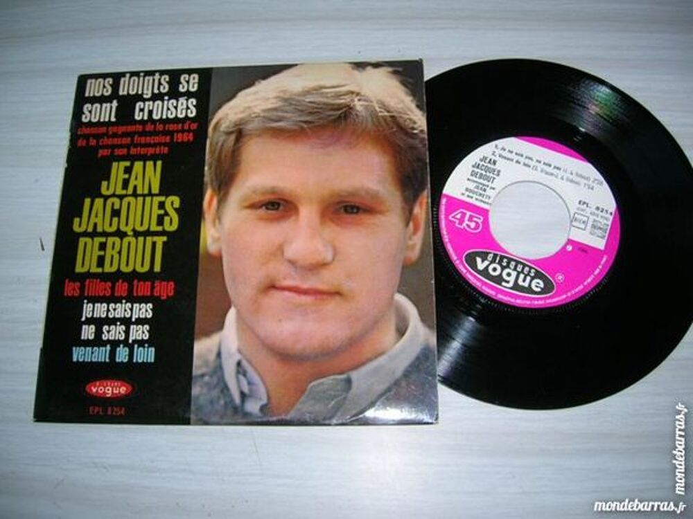 EP JEAN JACQUES DEBOUT Nos doigts se sont crois&eacute;s CD et vinyles