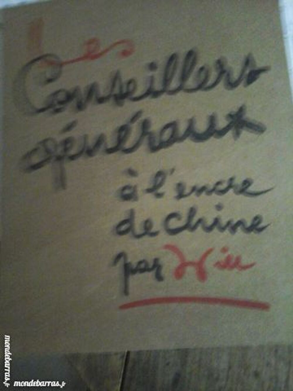 CARICATURES anc; CONS. GENER. DE L EURE PAR WILL Livres et BD