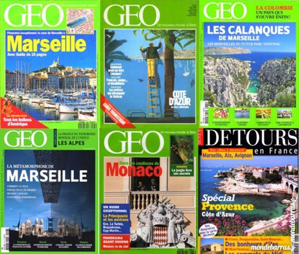 MARSEILLE - g&eacute;o - COTE D'AZUR / les-livres-de-jac Livres et BD
