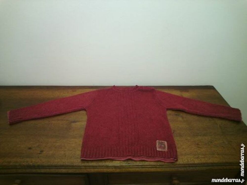 Pull de laine bordeaux Sergent Major 6 ans Vêtements enfants