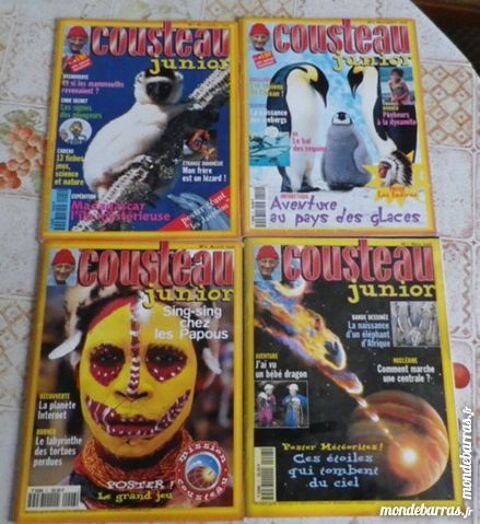 LOT 4 REVUES COUSTEAU JUNIOR N 1, 2, 6 ET 7 10 Attainville (95)