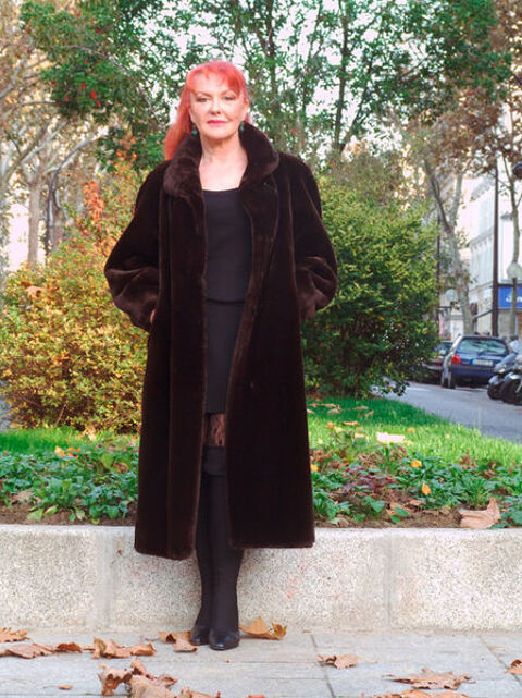 Manteau en fausse fourrure magnifique, brun roux. 0 Paris 9 (75)