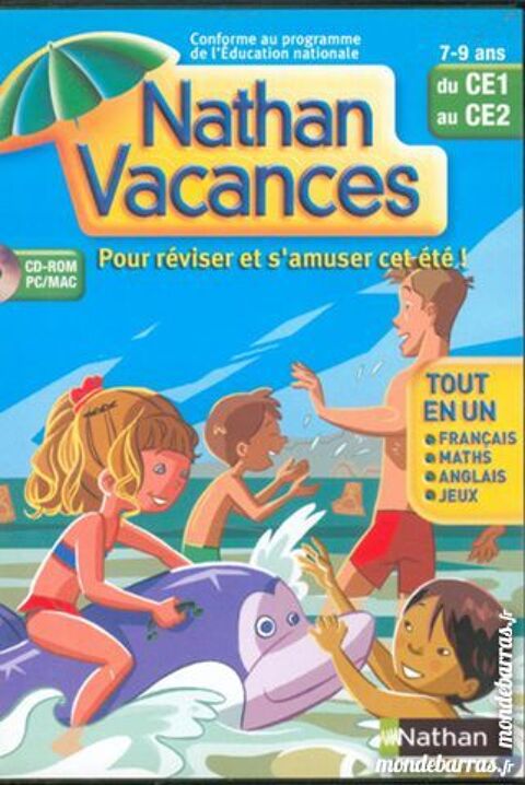 Nathan vacances du CE1 au CE2 � 7� 9  ans � PC/MAC 5 Sept�mes-les-Vallons (13)