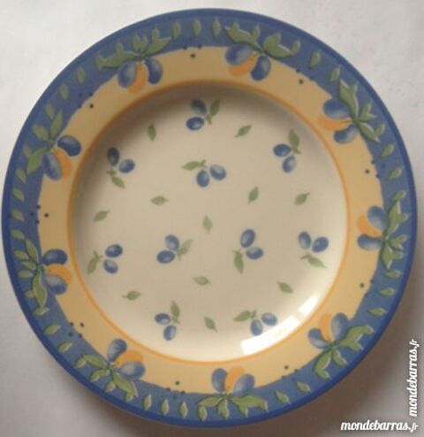 assiette dessert d�cor fruits ligne h�tesse 1 Illkirch-Graffenstaden (67)