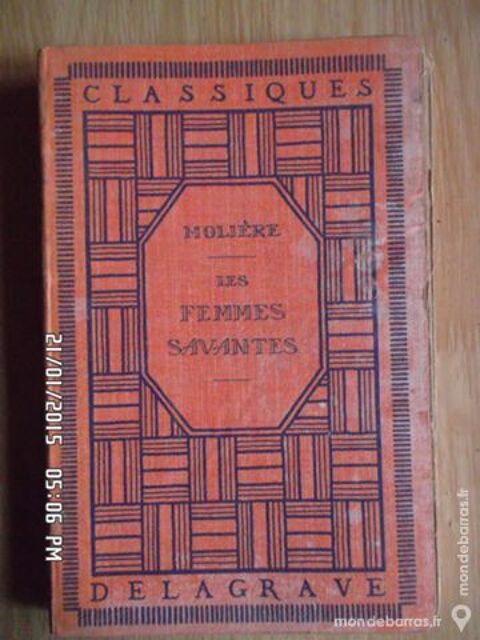 LES FEMMES SAVANTES*JUSTE 3E*KIKI60230 3 Chambly (60)