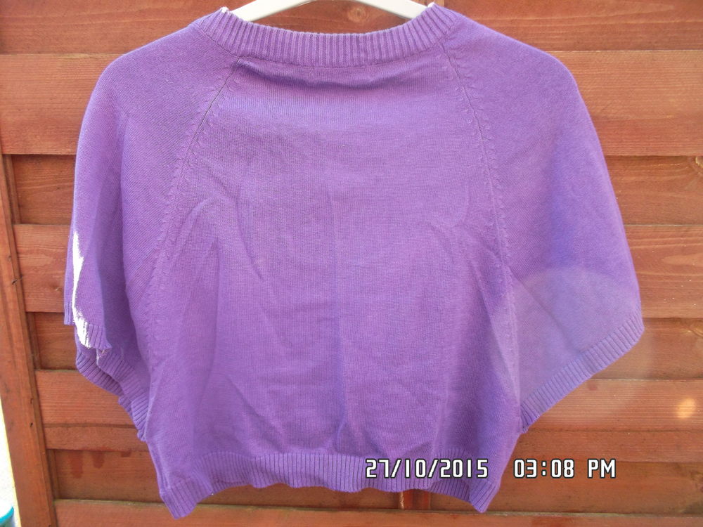 GILET BOLERO VIOLET*JUSTE 5E*KIKI60230 Vêtements