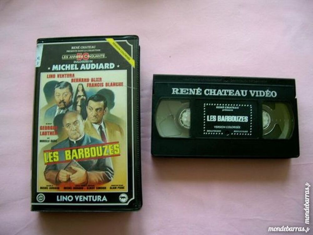 K7 VHS LES BARBOUZES - Version Coloris&eacute;e DVD et blu-ray