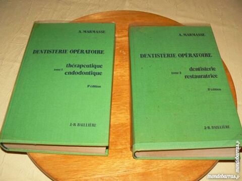 Dentisterie opratoire A Marnasse 1980 2 volumes 15 Gif-sur-Yvette (91)