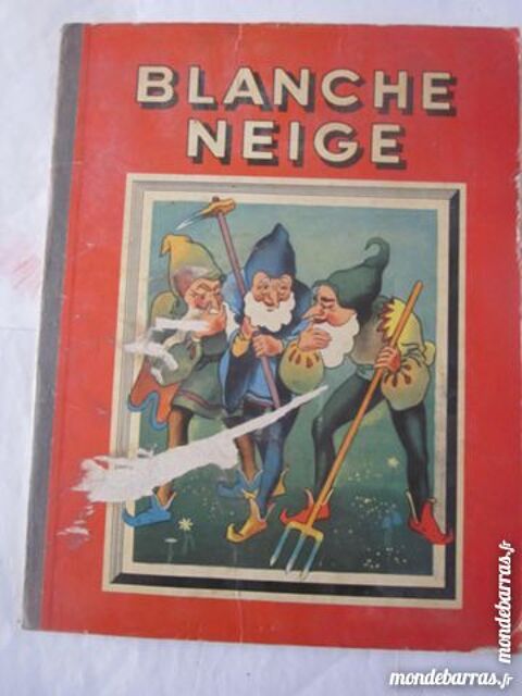 BLANCHE NEIGE 1951 livre d'enfant 15 Brest (29)