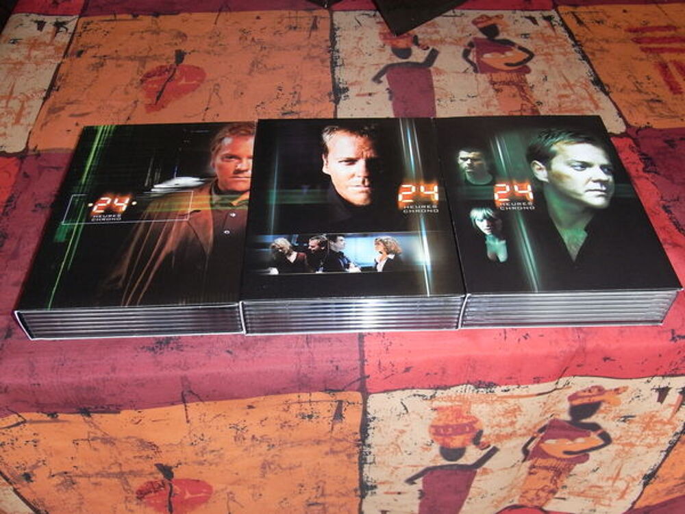 coffret saison 1-2-3 s&eacute;rie 24 heures DVD et blu-ray