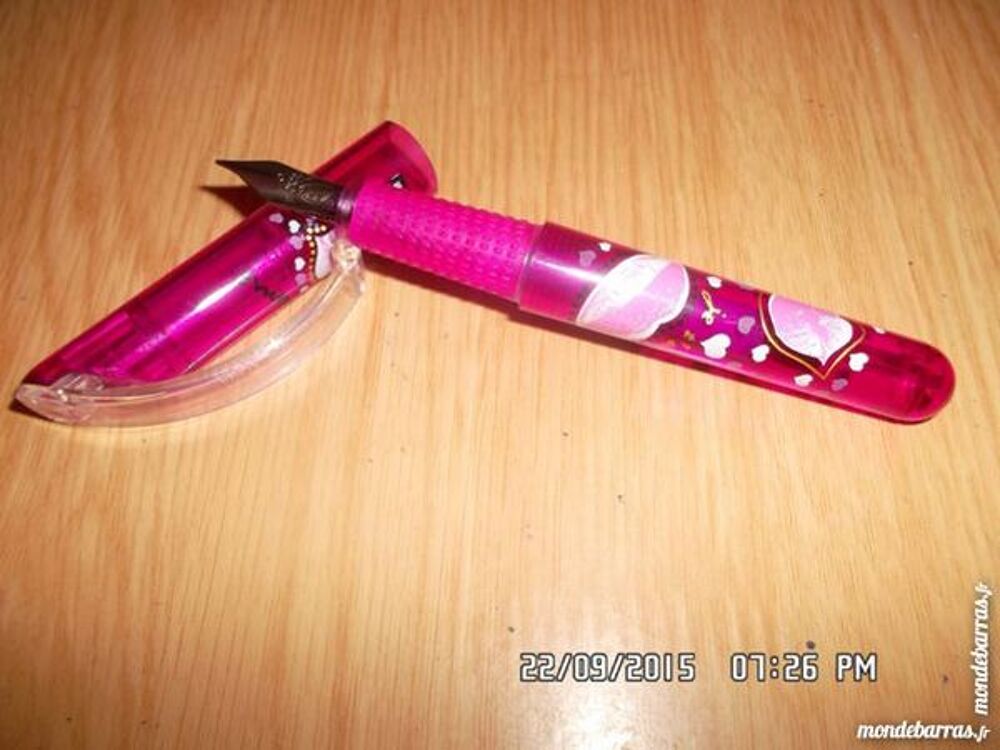 stylo plume rose INOXCROM Bijoux et montres