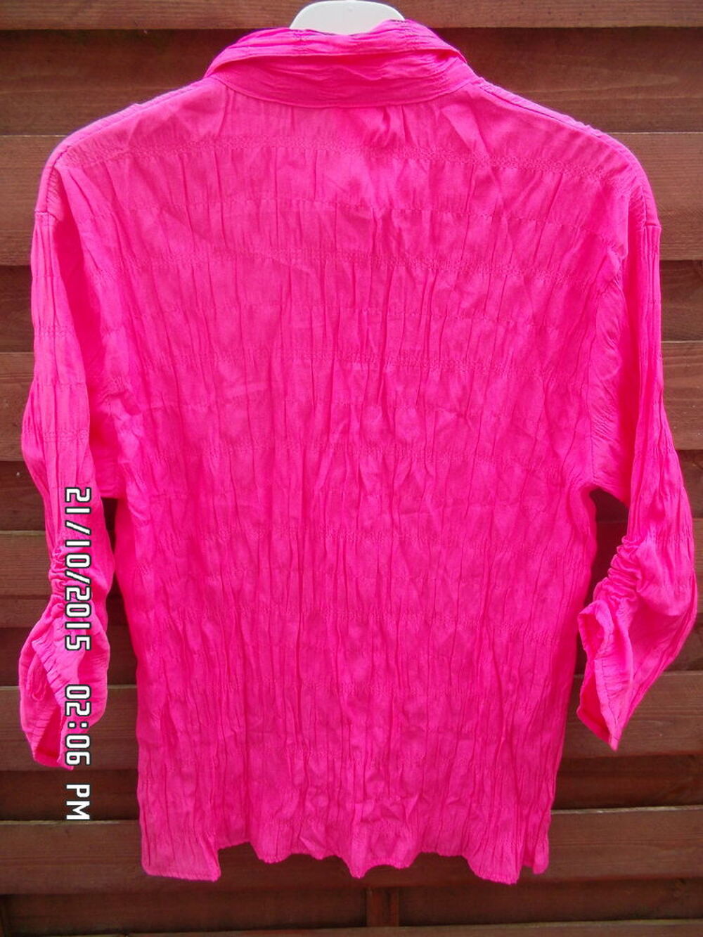 CHEMISIER ROSE*JUSTE 2E*KIKI60230 Vêtements