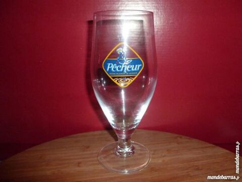 T33: 6 verres  bire PECHEUR/Pied 25 cl 8 Vaural (95)