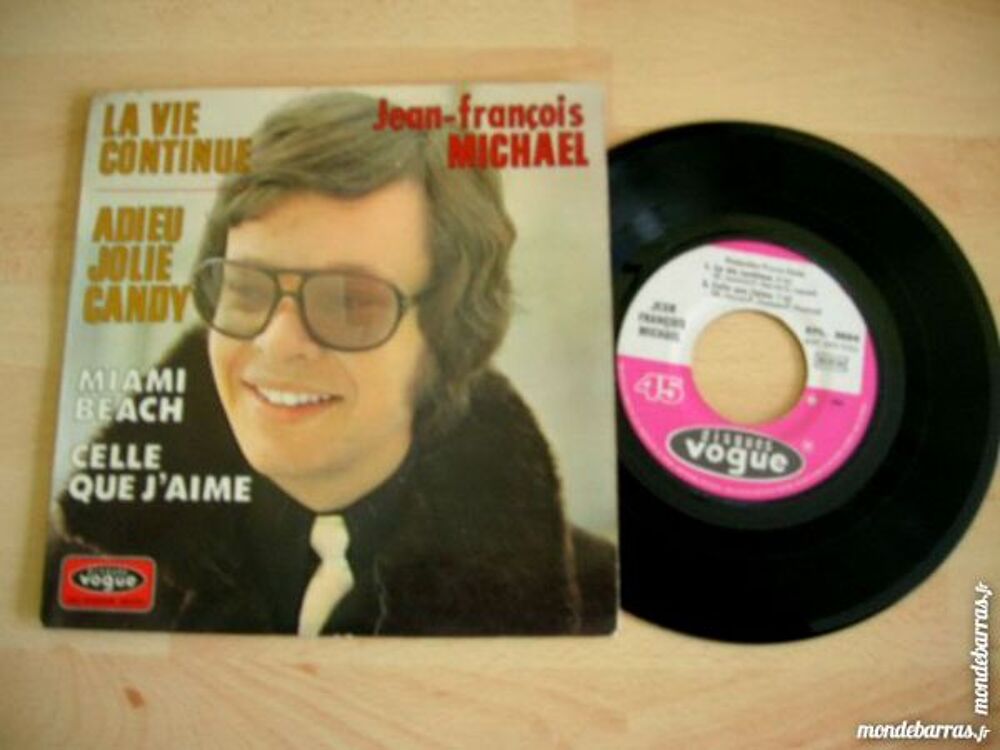 EP JEAN-FRANCOIS MICHAEL Adieu jolie Candy CD et vinyles