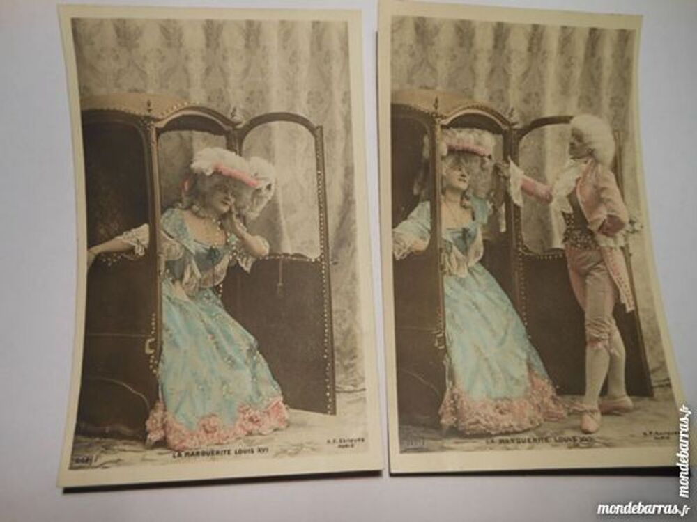 "CPA s&eacute;rie de 10 ""la marguerite louis XVI"" 35G2" 